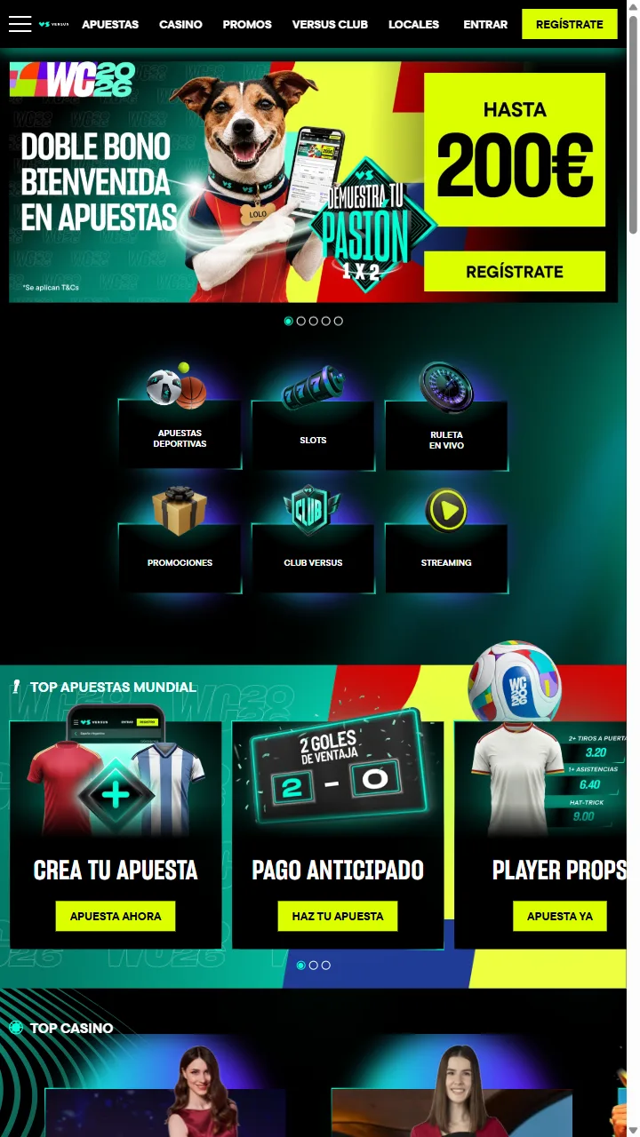 Versus — casa de apuestas